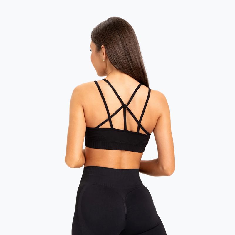 Treniruočių liemenėlė Gym Glamour besiūlė black 2