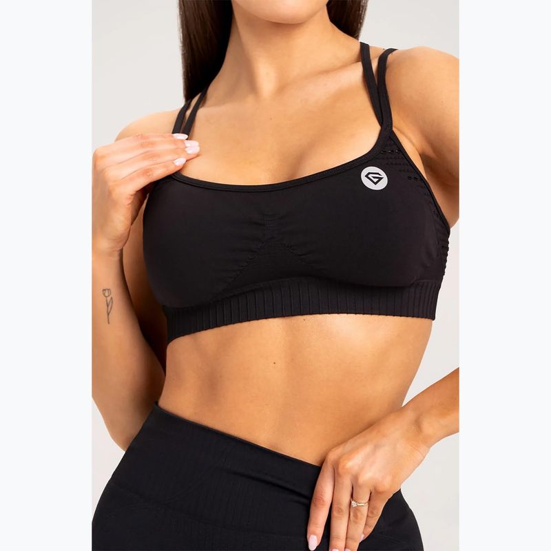 Treniruočių liemenėlė Gym Glamour besiūlė black 3