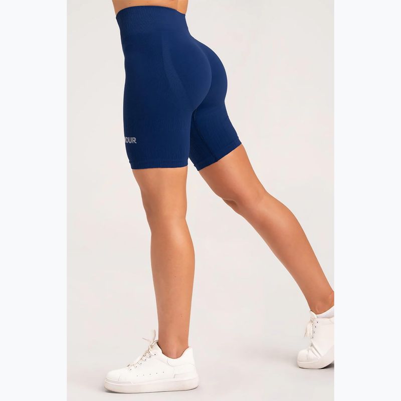 Moterų treniruočių dviratininkai Gym Glamour Push Up Classic Blue 317 15