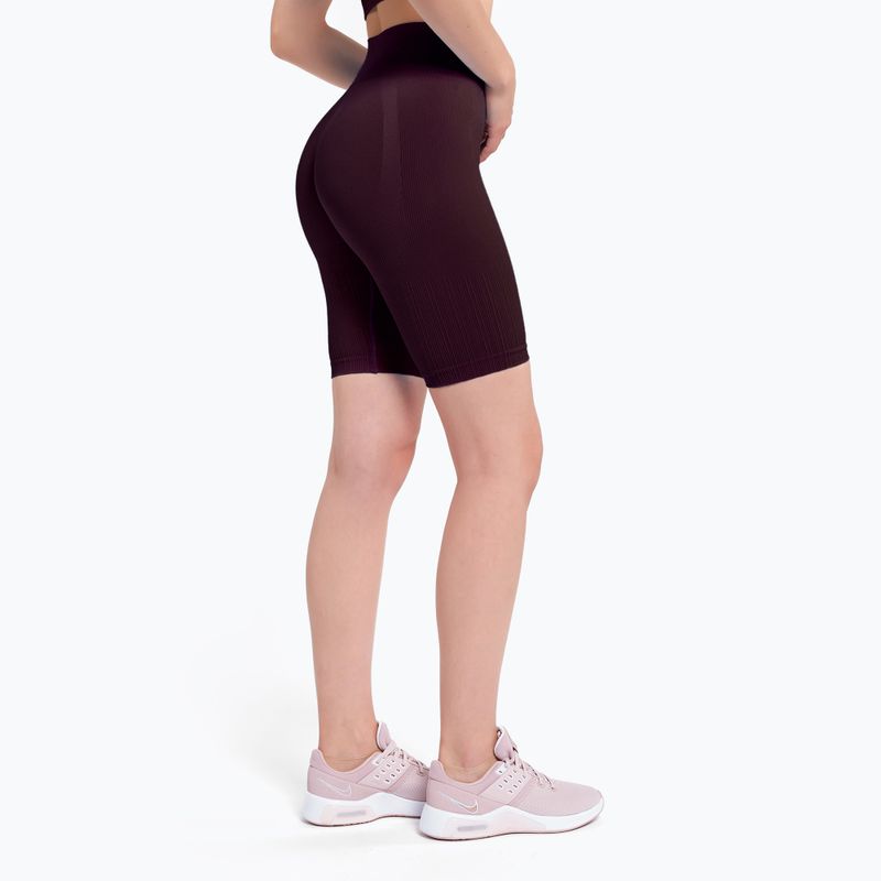 Moteriški treniruočių baikeriai Gym Glamour Push Up Grape 318 3