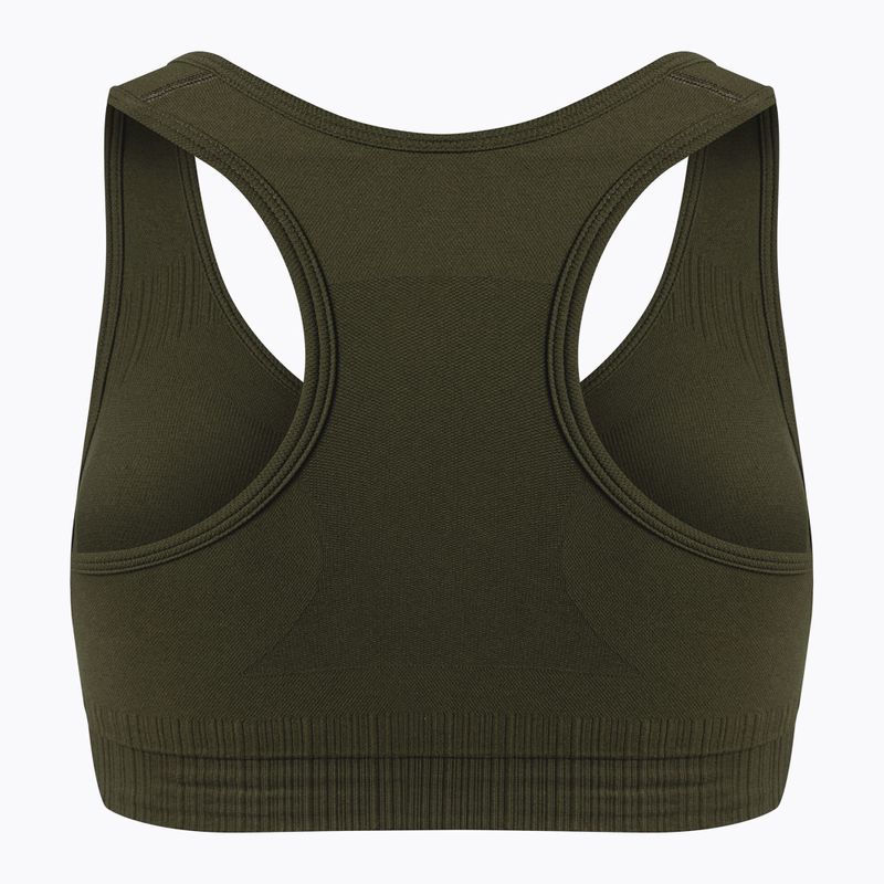 Gym Glamour Push Up Khaki 401 fitneso liemenėlė 7