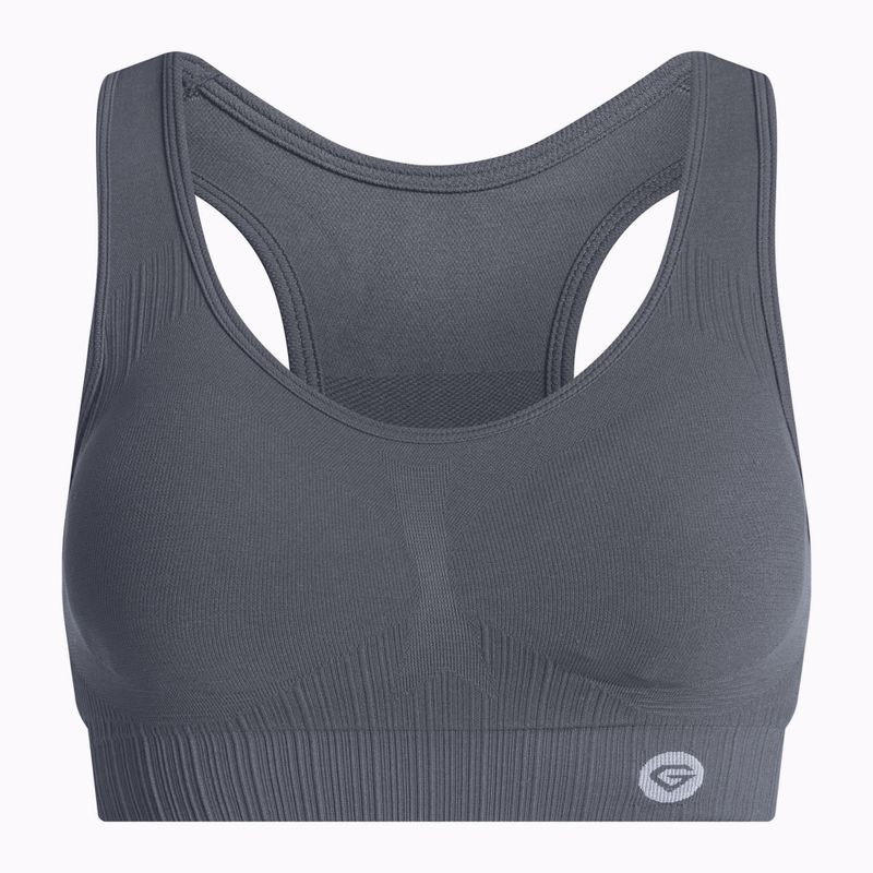 Gym Glamour Push Up Grey 402 fitneso liemenėlė 6