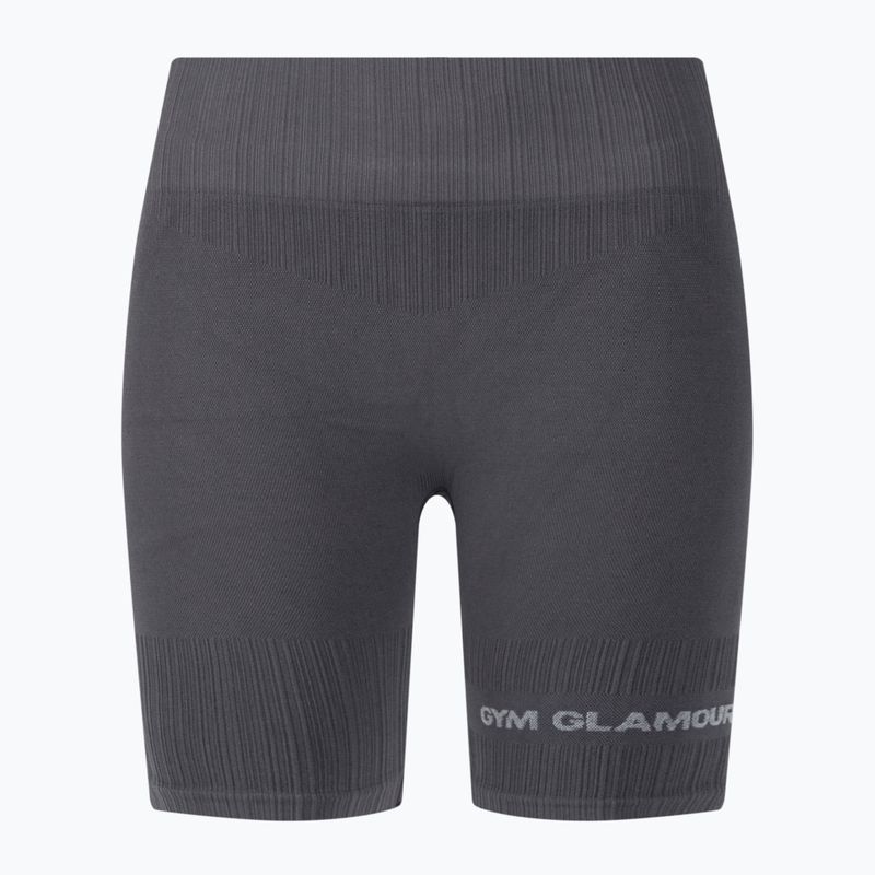 Moterų treniruočių baikeriai Gym Glamour Push Up Grey 404 6