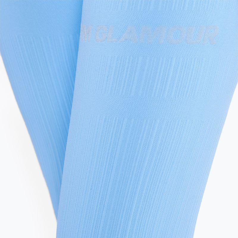 Moteriškos treniruočių tamprės Gym Glamour Push Up Baby Blue 405 5