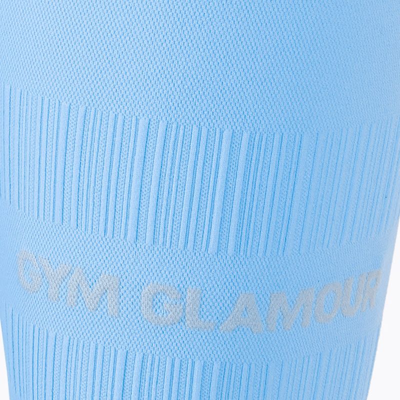 Moteriški treniruočių baikeriai Gym Glamour Push Up Baby Blue 407 7