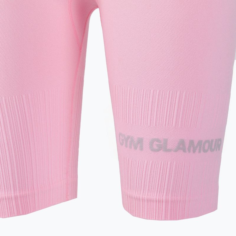 Moterų treniruočių baikerių sporto salė Glamour Push Up Candy Pink 410 7