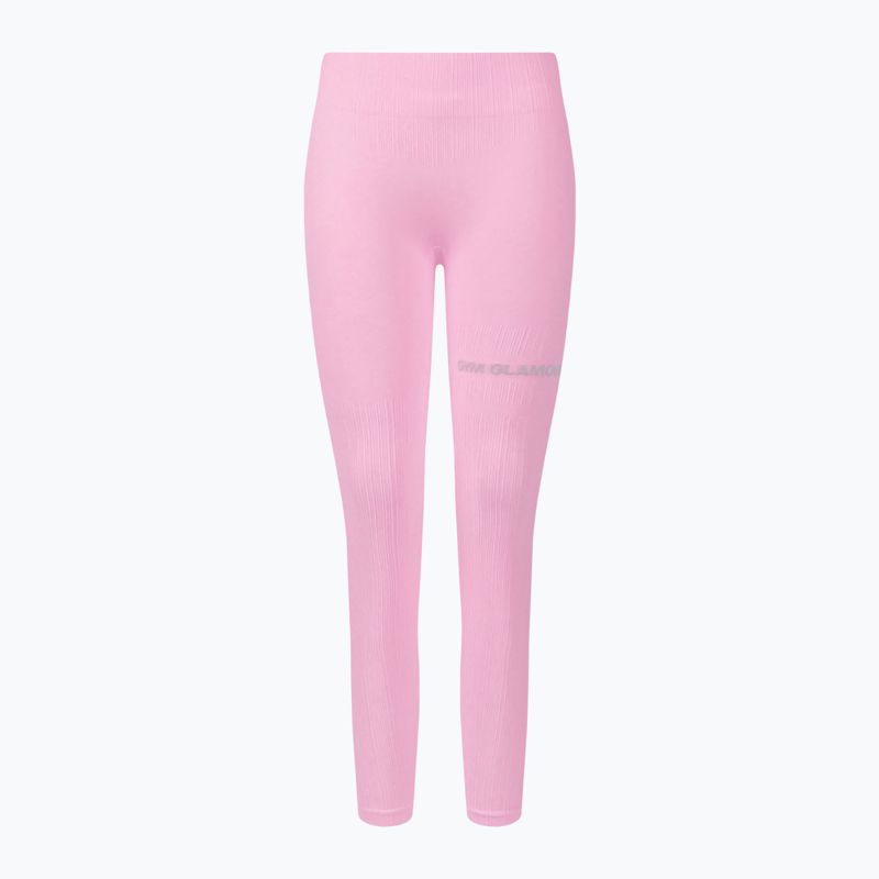 Moterų treniruočių antblauzdžiai Gym Glamour Push Up Candy Pink 408 7