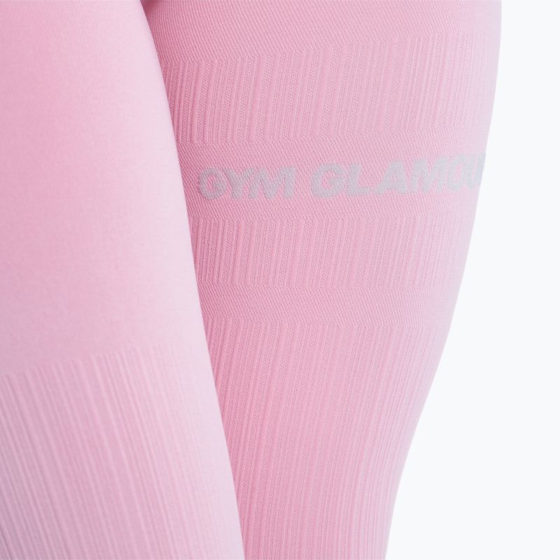Moterų treniruočių antblauzdžiai Gym Glamour Push Up Candy Pink 408 6