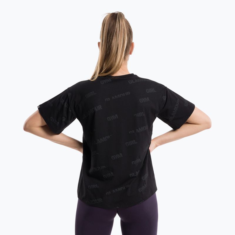 Moteriški treniruočių marškinėliai Gym Glamour Glamour Original 416 3