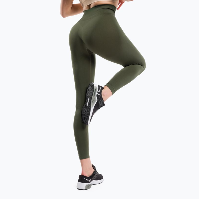 Moteriškos treniruočių tamprės Gym Glamour Flexible Khaki 430 3