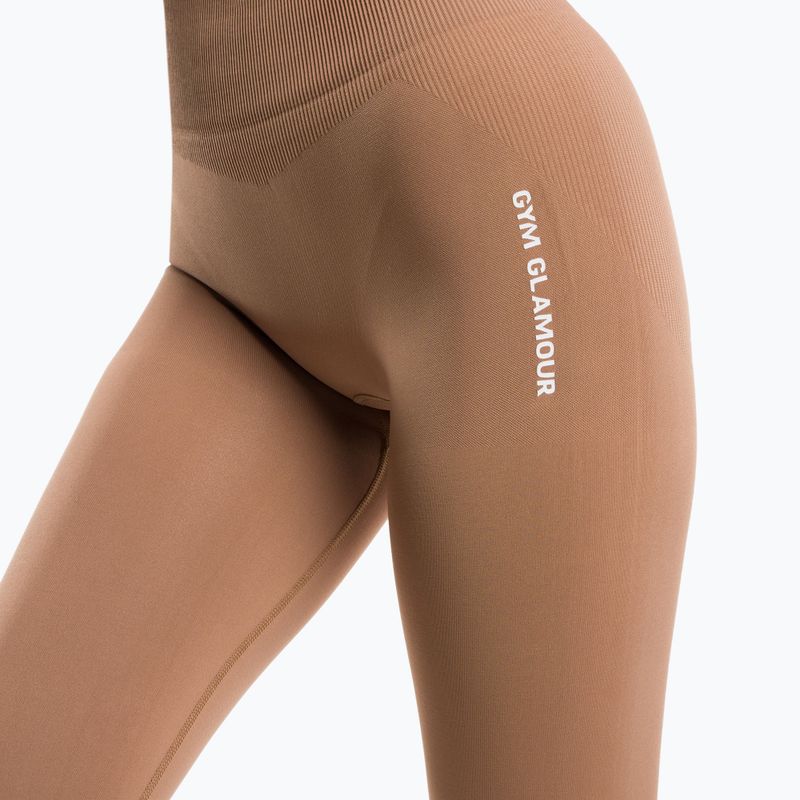 Moteriškos treniruočių tamprės Gym Glamour Compress Cappuccino 452 4