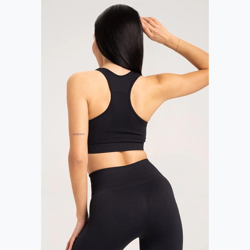Gym Glamour Compress Black 458 fitneso liemenėlė 2