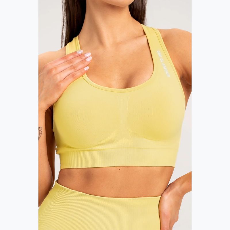 Sporto salė Glamour Compress Golden Hour fitneso liemenėlė 459 3