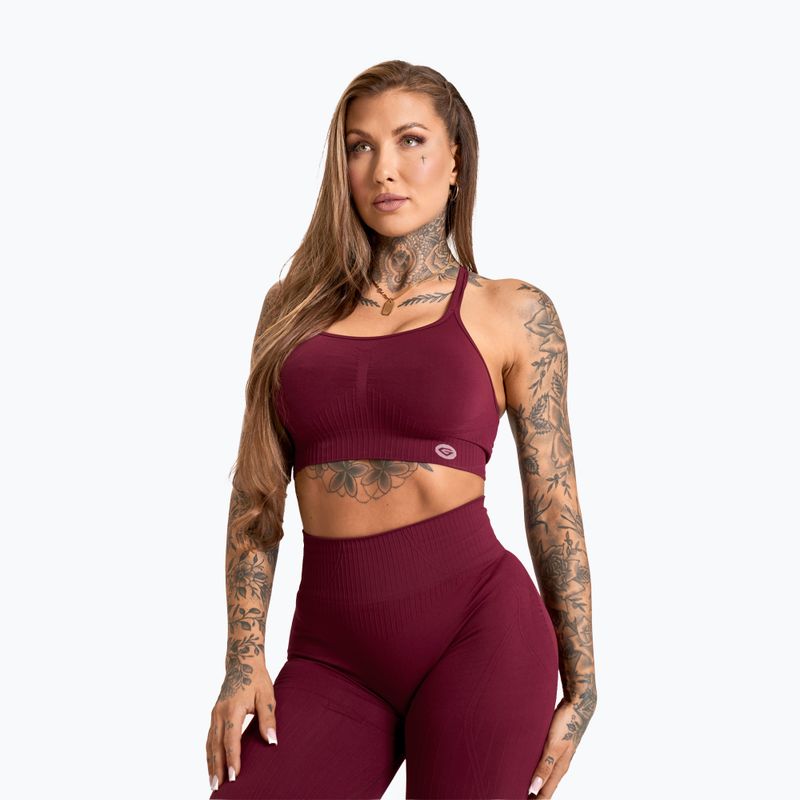 Moteriškos treniruočių tamprės Gym Glamour Push Up 2.0 merlot 5