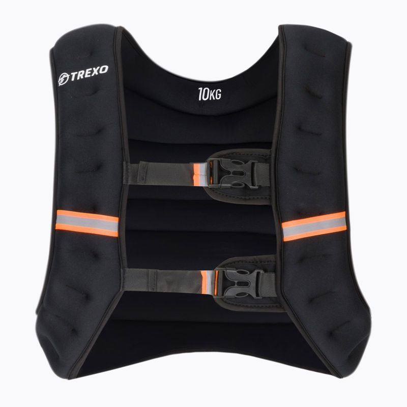 XTREXO 10 kg svorio treniruočių liemenė juoda WV-10