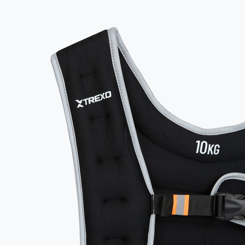 XTREXO 10 kg svorio treniruočių liemenė juoda WV-10 3