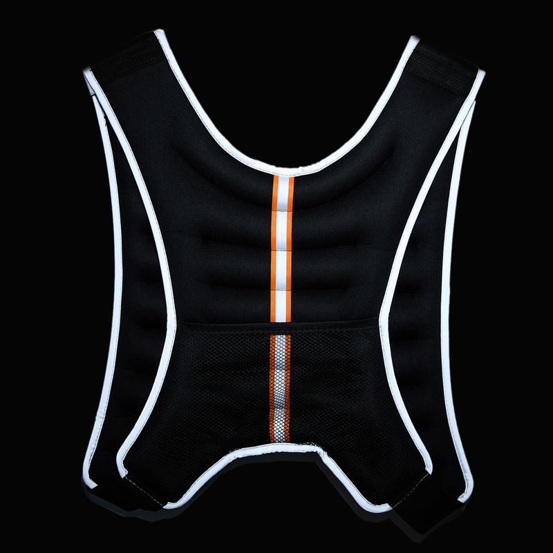 XTREXO 10 kg svorio treniruočių liemenė juoda WV-10 8
