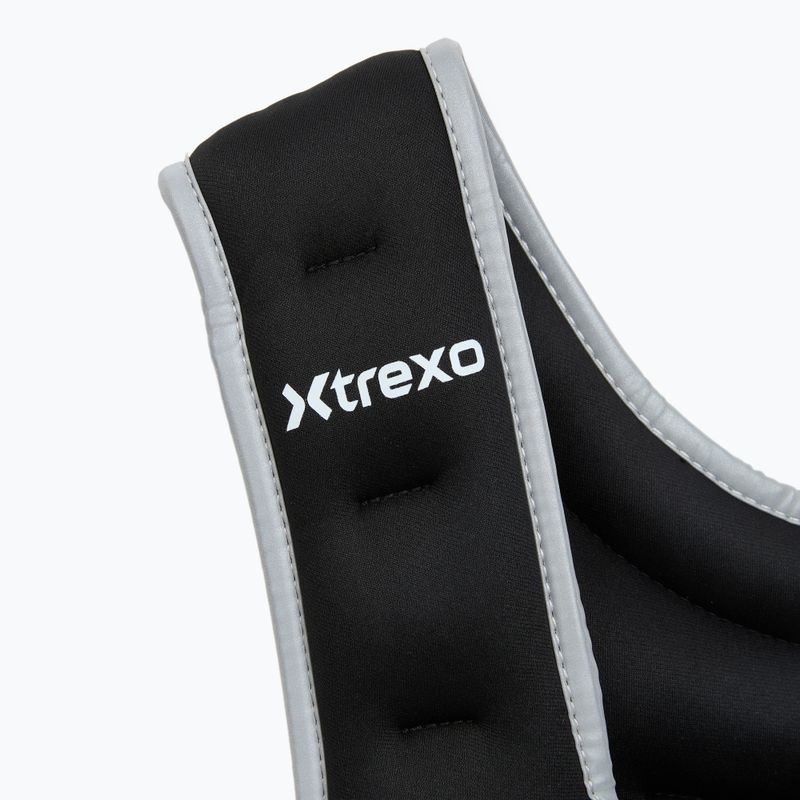 XTREXO 8 kg svorio treniruočių liemenė juoda WV-08 4