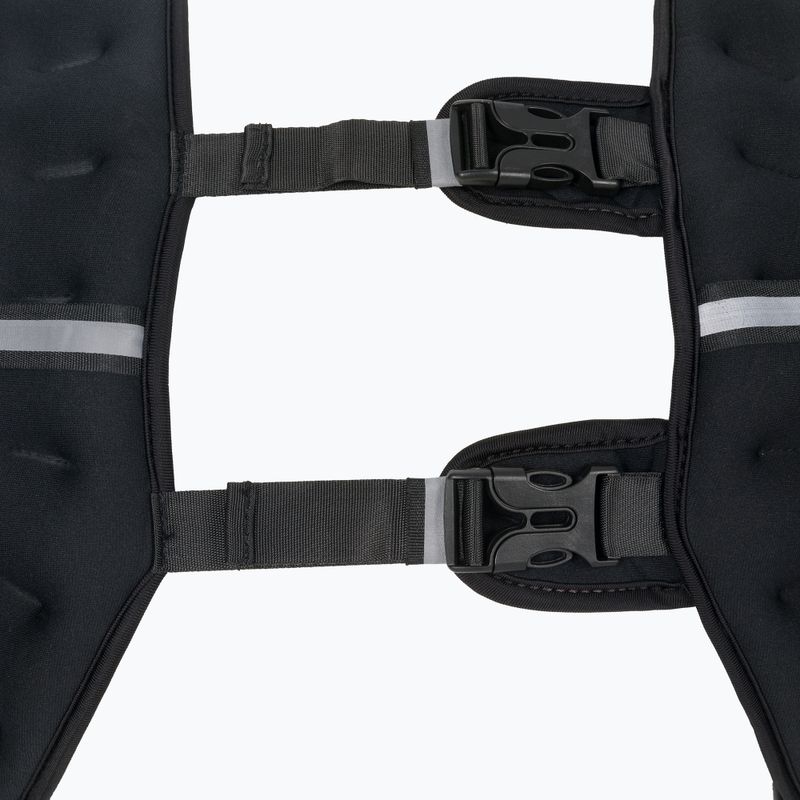 XTREXO 8 kg svorio treniruočių liemenė juoda WV-08 9