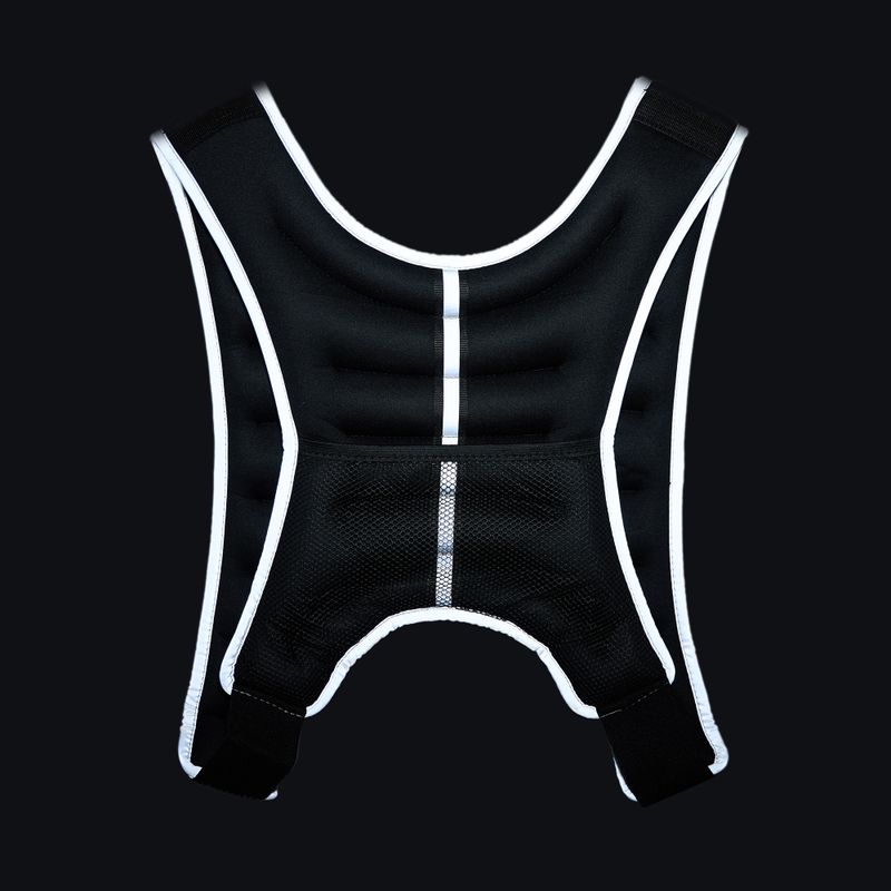 XTREXO 8 kg svorio treniruočių liemenė juoda WV-08 8