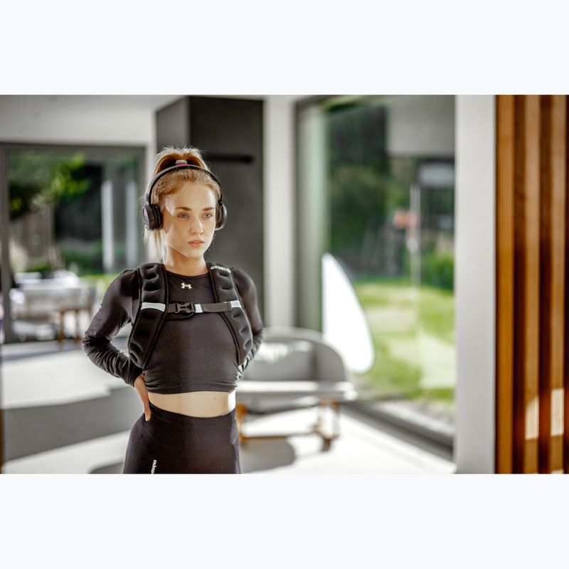 XTREXO 5 kg svorio treniruočių liemenė juoda WV-05 3