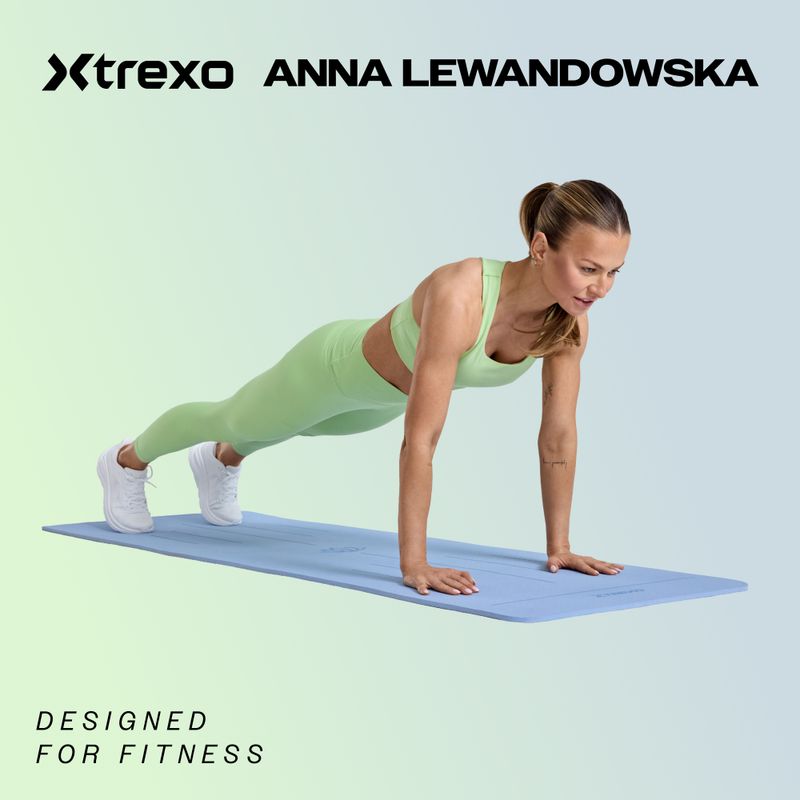 XTREXO Jogos kilimėlis TPE kamštiena 6 mm juoda YM-C01C 2
