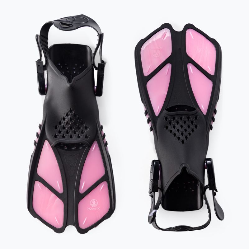 Vaikiškas nardymo rinkinys AQUASTIC MSFK-01SR rožinės spalvos 3