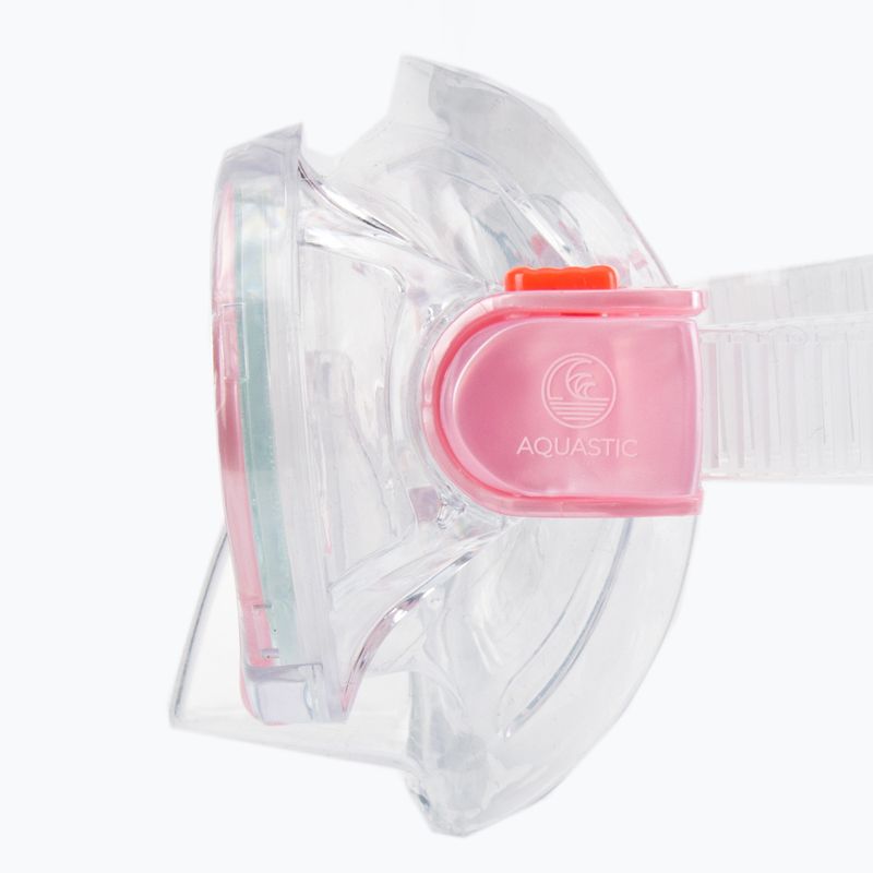 Vaikiškas nardymo rinkinys AQUASTIC MSFK-01SR rožinės spalvos 15