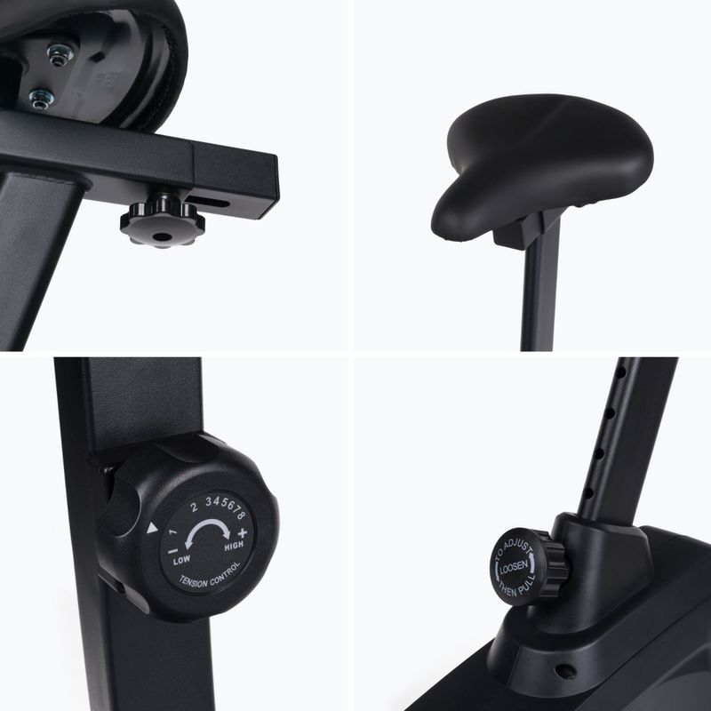 XTREXO Hex stacionarus dviratis juodas EB-H02 12