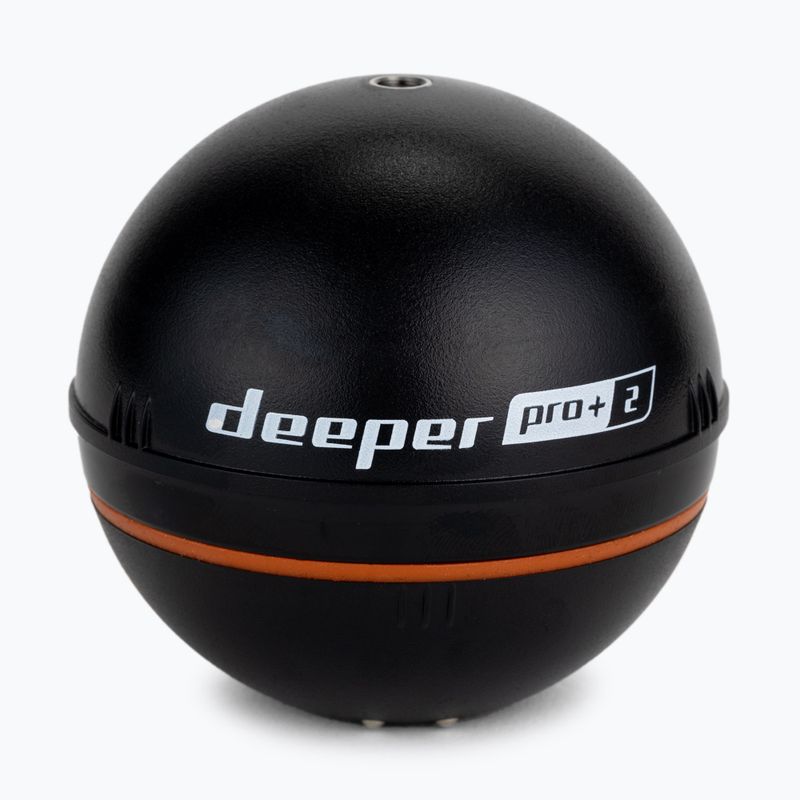 Deeper Smart Sonar Pro+ 2 žvejybos echolotas su skale juodas DP5H10S10+Svoris 2