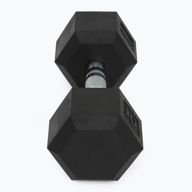 XTREXO Hex HXD100 gumuoti hanteliai 10 kg 6