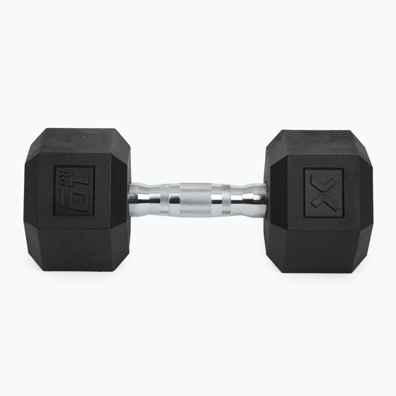 XTREXO Hex HXD100 gumuoti hanteliai 10 kg 7
