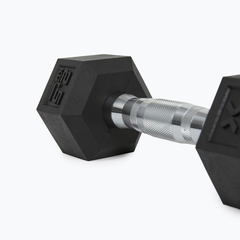 XTREXO Hex HXD25 gumuoti hanteliai 2,5 kg 8