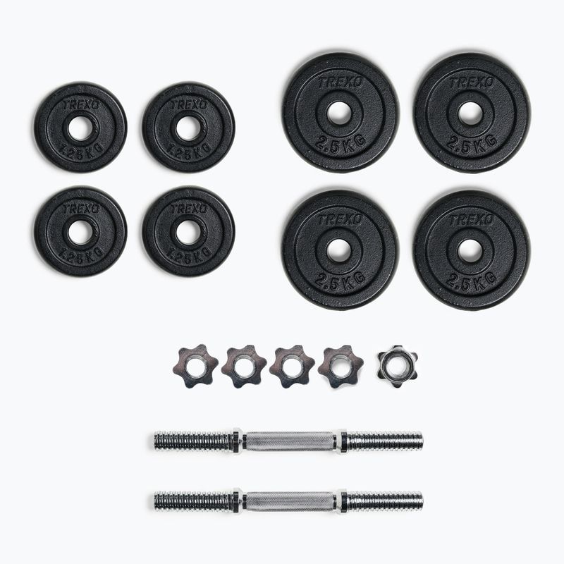 XTREXO 20 kg hantelių rinkinys DK20 12