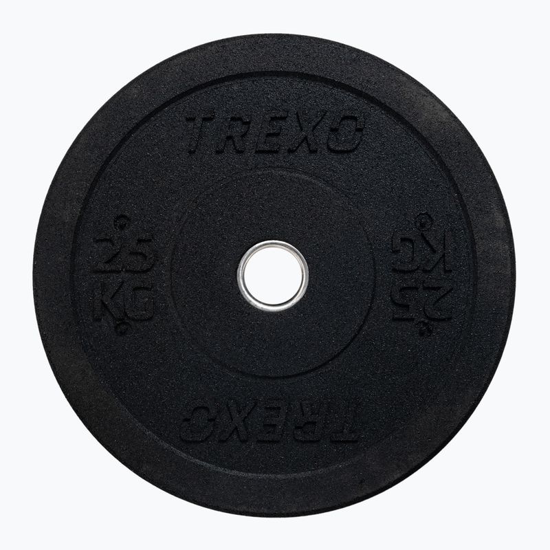 XTREXO olimpinis svoris su buferiu juodas TRX-BMP025 25 kg 3
