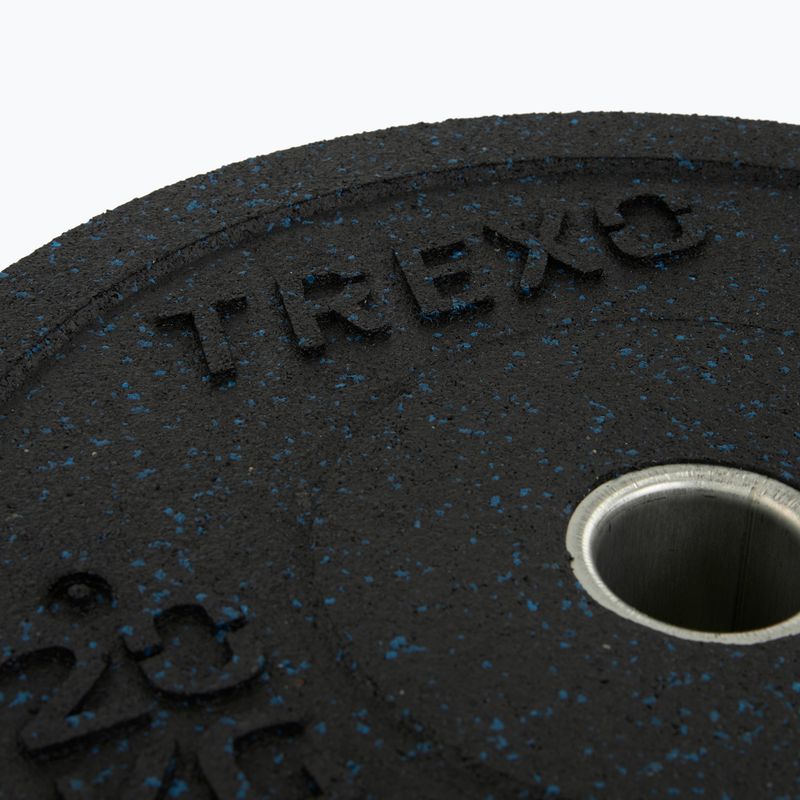 TREXO olimpiniai svarmenys su buferiu juodi TRX-BMP020 20 kg 3