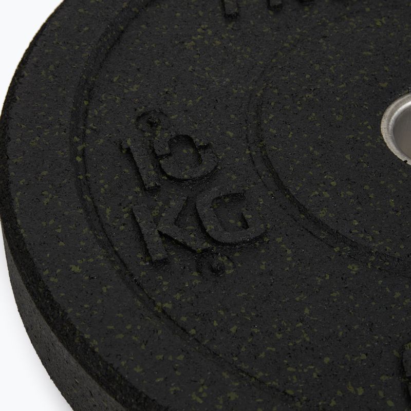 XTREXO olimpiniai svarmenys su buferiu juodi TRX-BMP010 10 kg 4