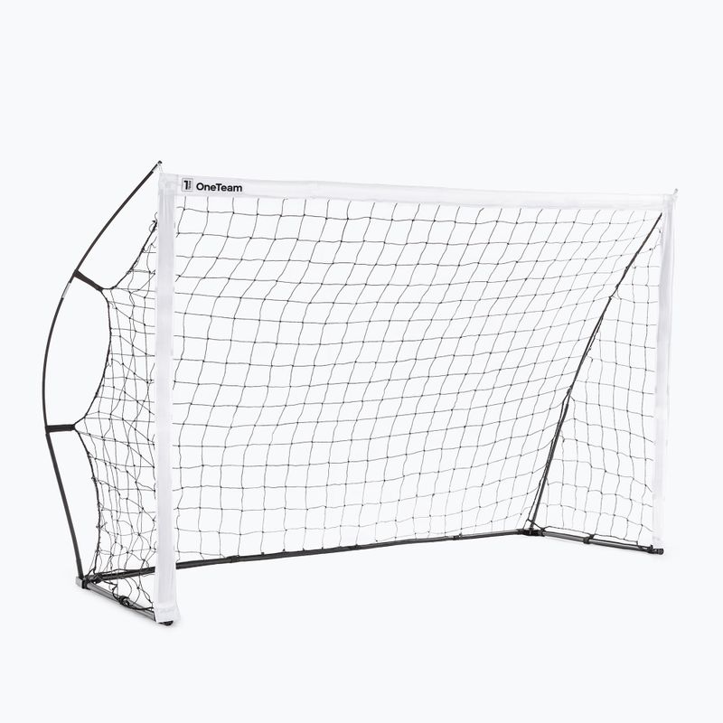 OneTeam Flex futbolo vartai 240 x 150 cm balti OT-SNG2415