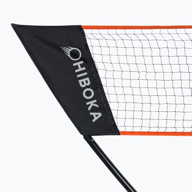 HIBOKA badmintono tinklas HBK-BN48 4,8 m juodas 4