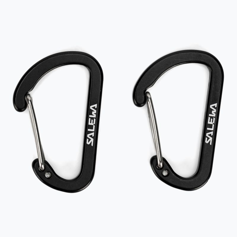 Salewa Plokšti karabinai Wiregate 2 vnt. juodi 00-0000034103