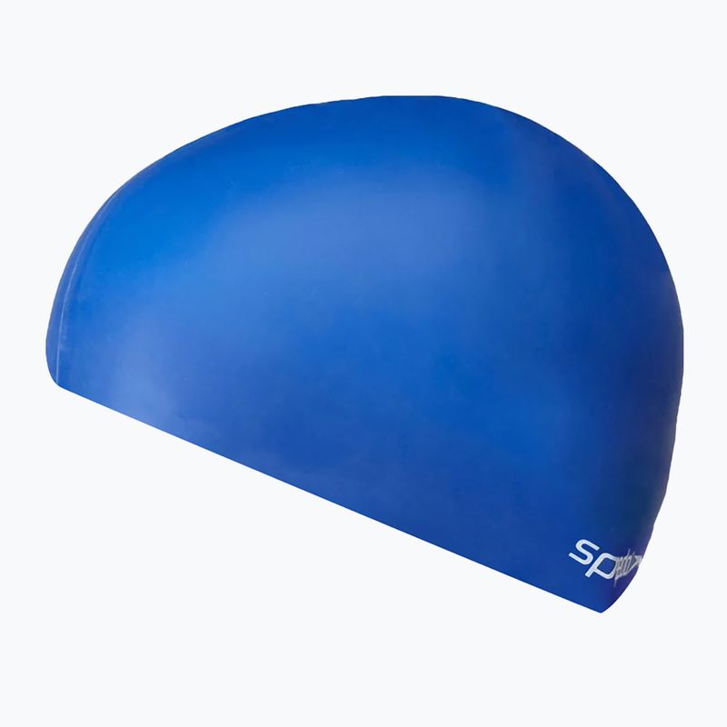 Speedo Plain Flat Silicone vaikiška plaukimo kepurė mėlyna 8-709931959 2