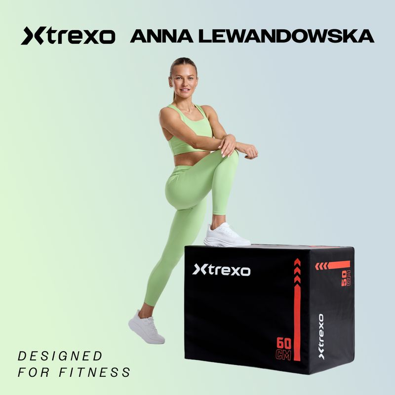 XTREXO plyometrinė dėžė TRX-PB30 30 kg juoda 2