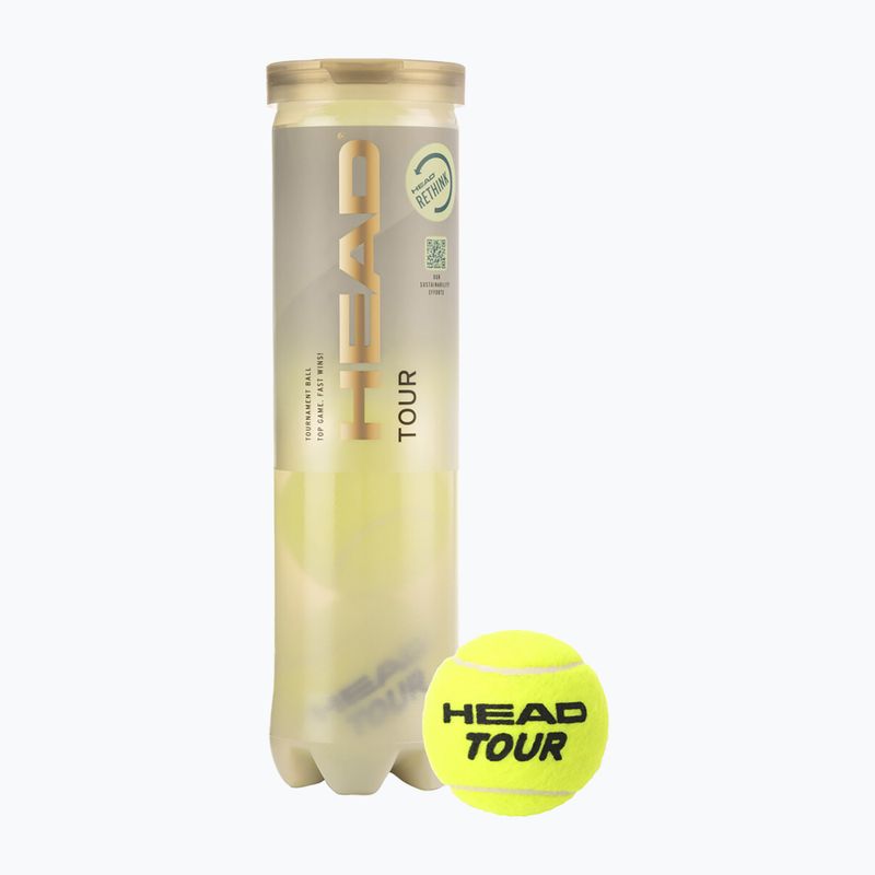 HEAD Tour teniso kamuoliukai 4 vnt.