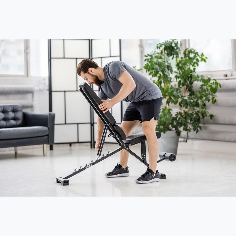 Treniruočių suolas XTREXO B200 juodas 6