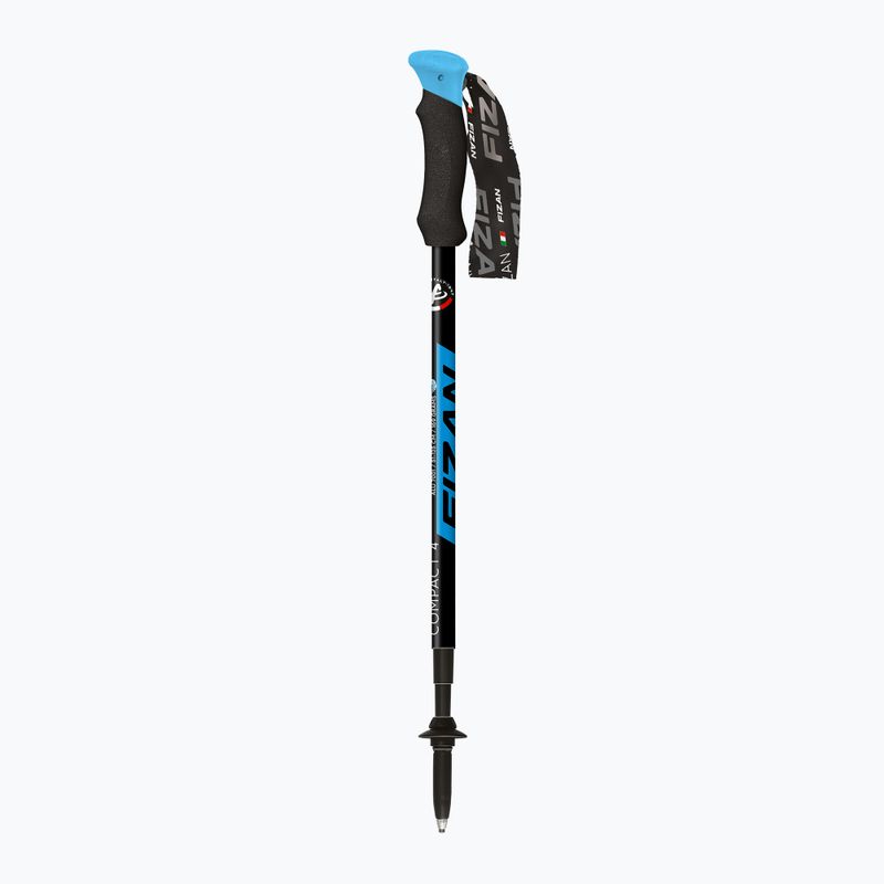Fizan Compact 4 mėlynos/juodos spalvos trekingo lazdos