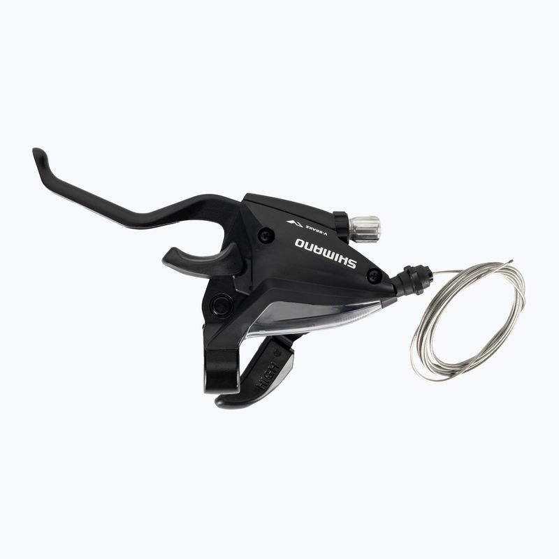 "Shimano ST-EF500 3rz" juodas kairysis dviračio vairas 3