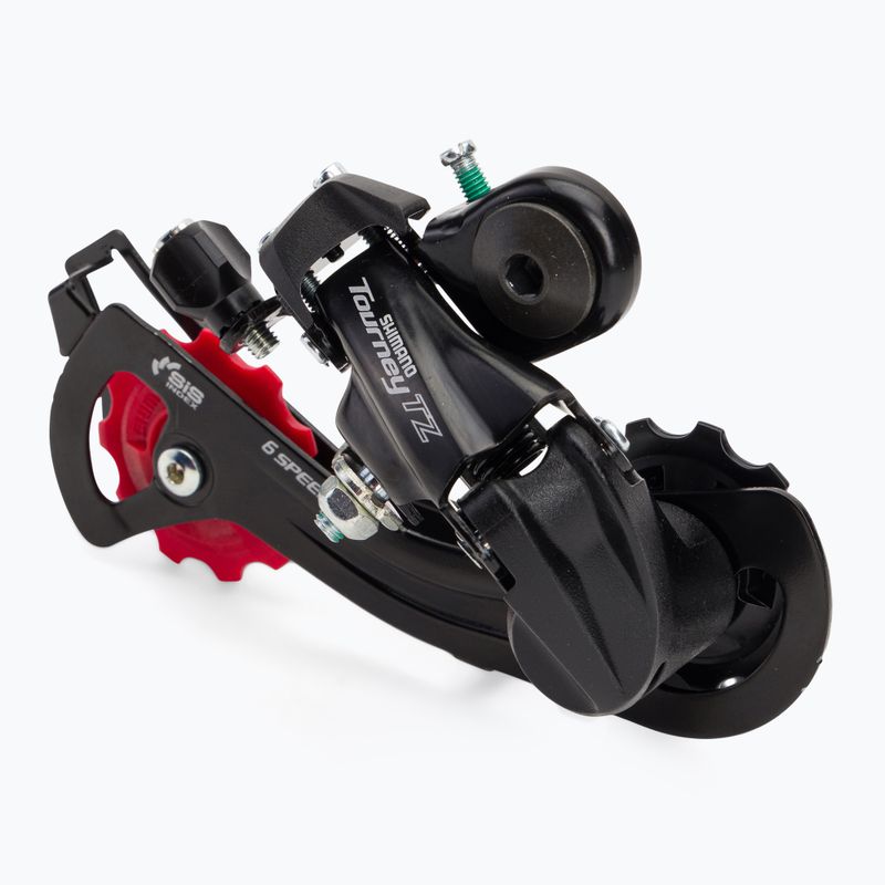 "Shimano RD-TZ500 GS" galinis dviračio perjungiklis su 6rz varžtu juodas