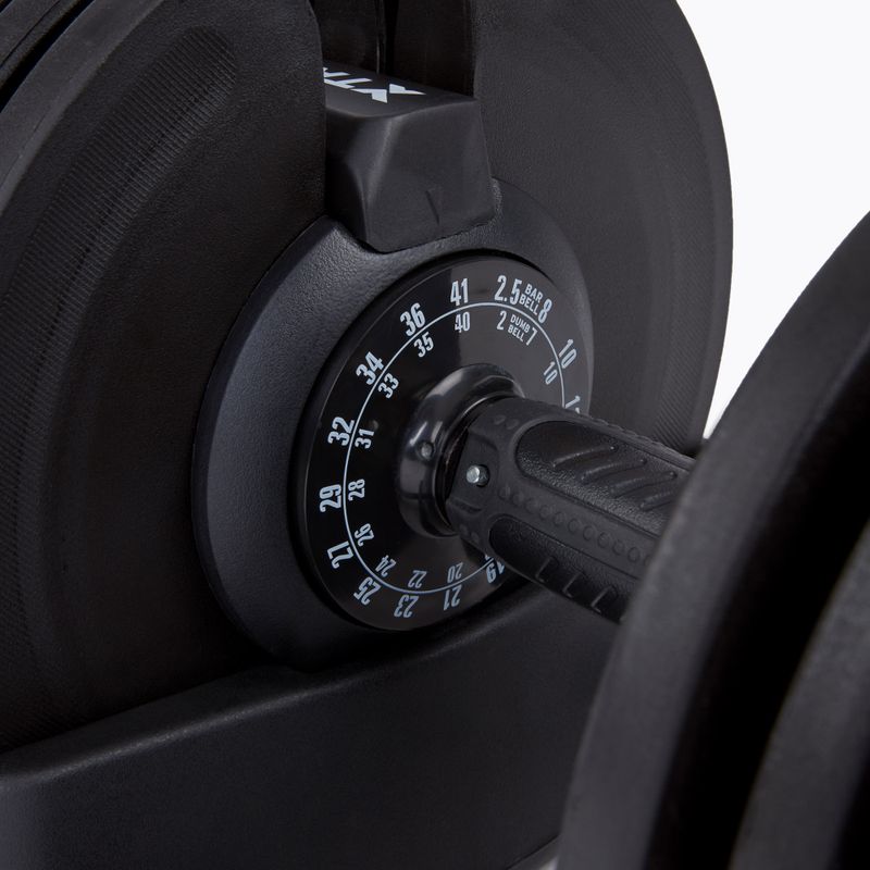 Hantelis/štanga 2in1 XTREXO TRX-ABD40 1-40 kg juoda/oranžinė 10