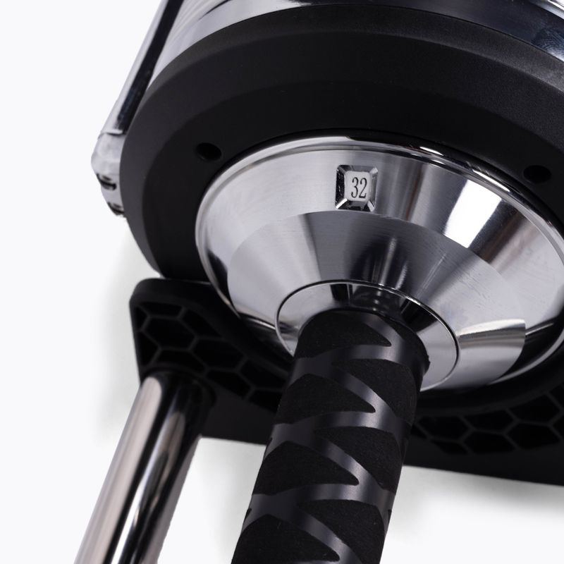 Reguliuojamas hantelis XTREXO TRX-AD32C 3-32 kg sidabrinės spalvos 11