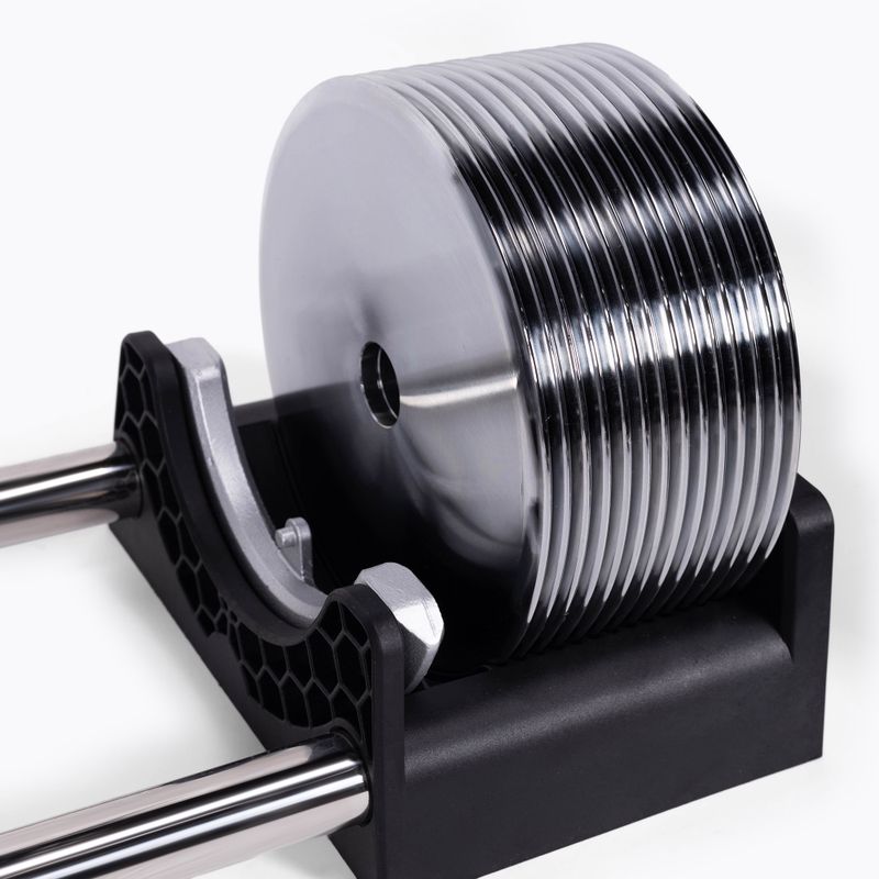 Reguliuojamas hantelis XTREXO TRX-AD32C 3-32 kg sidabrinės spalvos 12